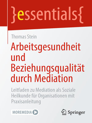cover image of Arbeitsgesundheit und Beziehungsqualität durch Mediation